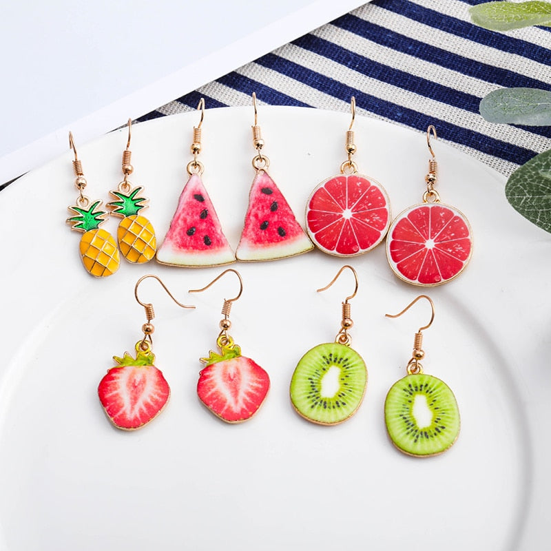 Aretes Frutas Jugosas